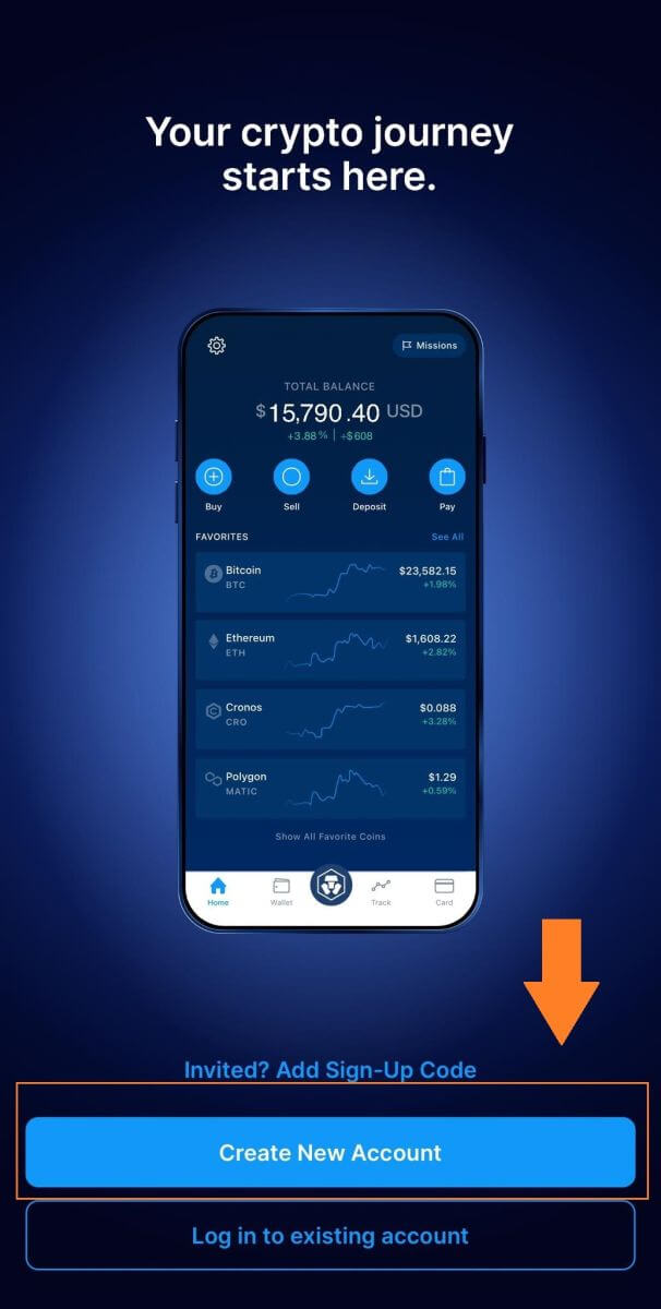 Auala e tatala ai le teugatupe i luga ole Crypto.com Auala e tatala ai le teugatupe i luga ole Crypto.com